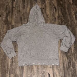 EPTM‎ Men’s Gray Distressed Hoodie Lightweight - Small
